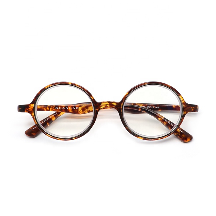 Classic Retro Slim Reading Glasses Small Round Tr90 Frame Light Eyewear for Wholesale