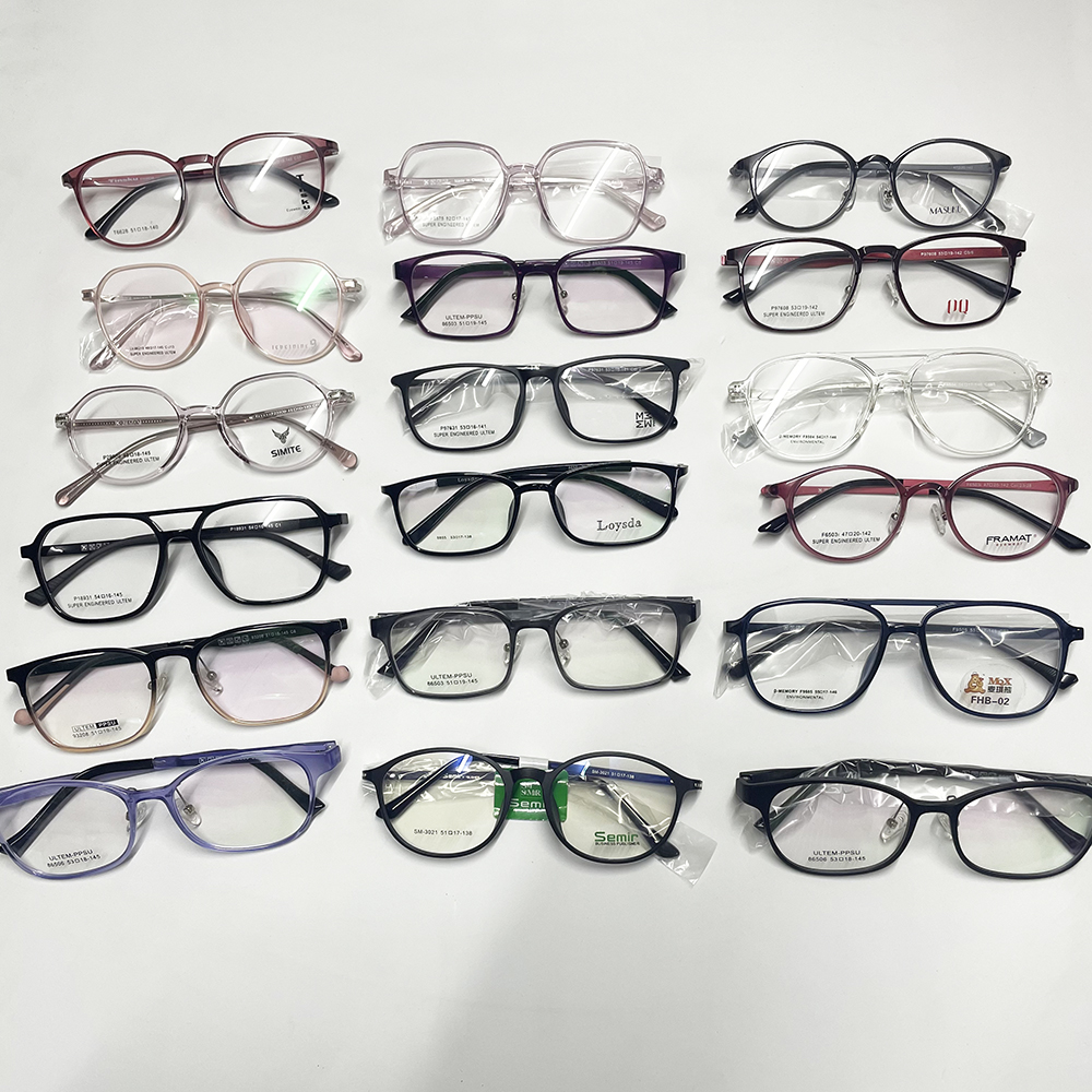 Wholesale Fashion Plastic Light Prescription Student Cheap Clearance Glasses Kids Eyewear Spectacle Teenager PPSU Optical Frames