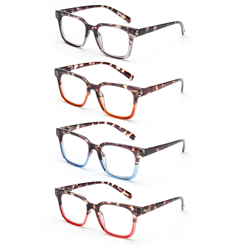 Bulk Adjustable Reading Glasses Clear Lens Scratch Resistant Fashion Eyewear Custom Logo for Men Women