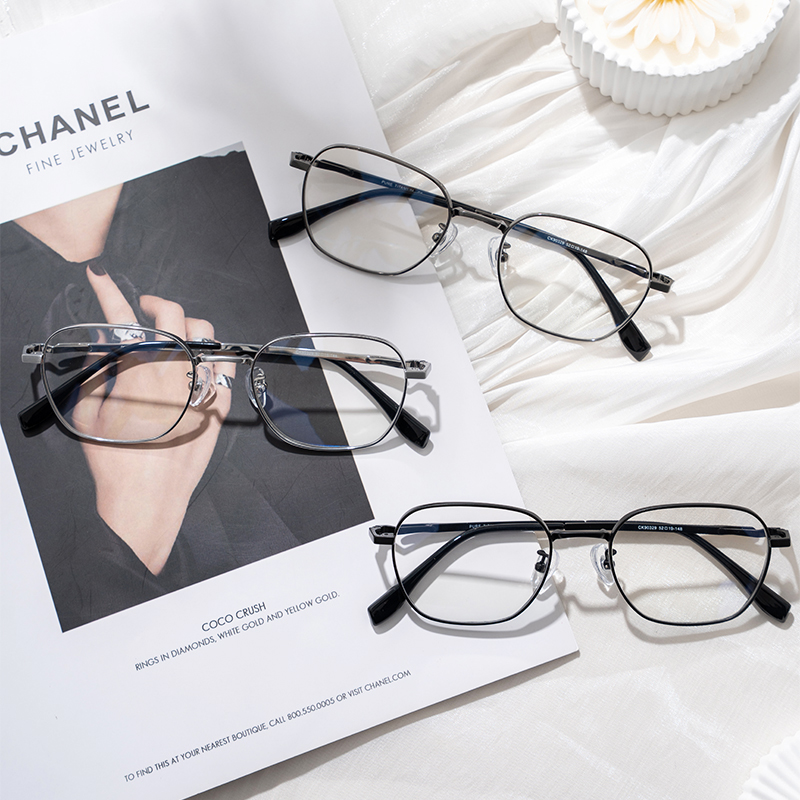 Ultra Light Full Titanium Eyeglass Frames Men Women Comfort Flexible Prescription Glasses Frame Wholesale