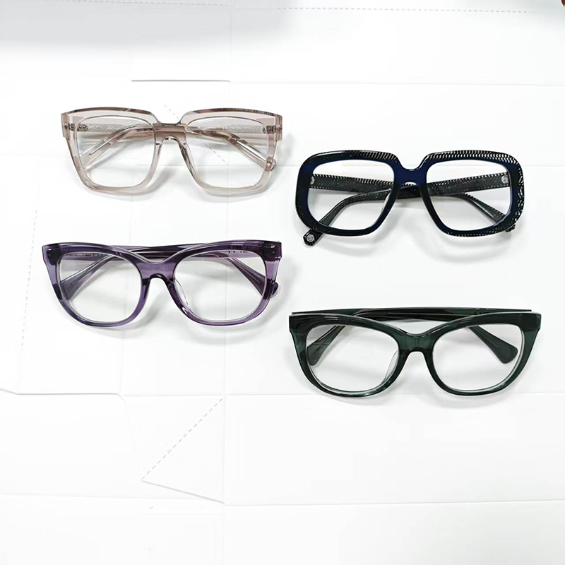 Factory Stock ClearanceOversized Acetate Eyeglass Frames Unisex, Cheap Random Assort Bulk Wholesale