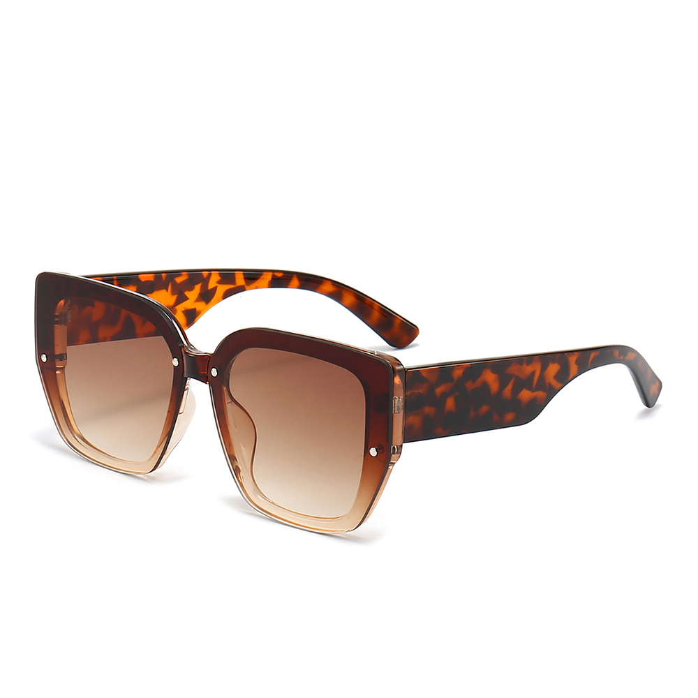 Sunglasses 2023 Women Square Frame Fashion Shades Sun Glasses Men Oversized Rice Nail Eyewear BU3521