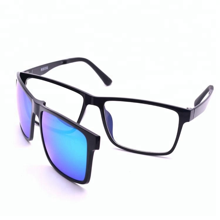 Ultem Clip on Eyeglasses Frames Polarized Magnetic Sunglasses