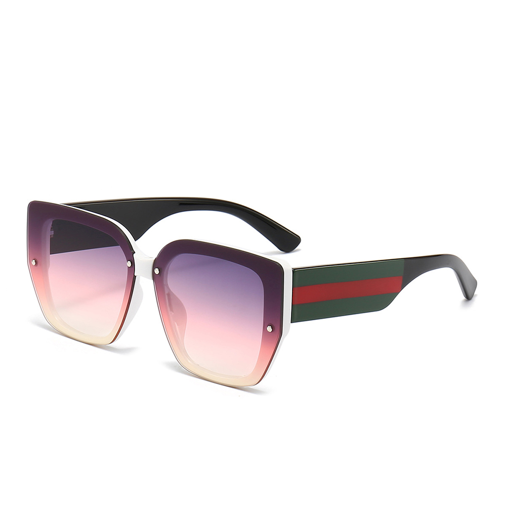 Sunglasses 2023 Women Square Frame Fashion Shades Sun Glasses Men Oversized Rice Nail Eyewear BU3521