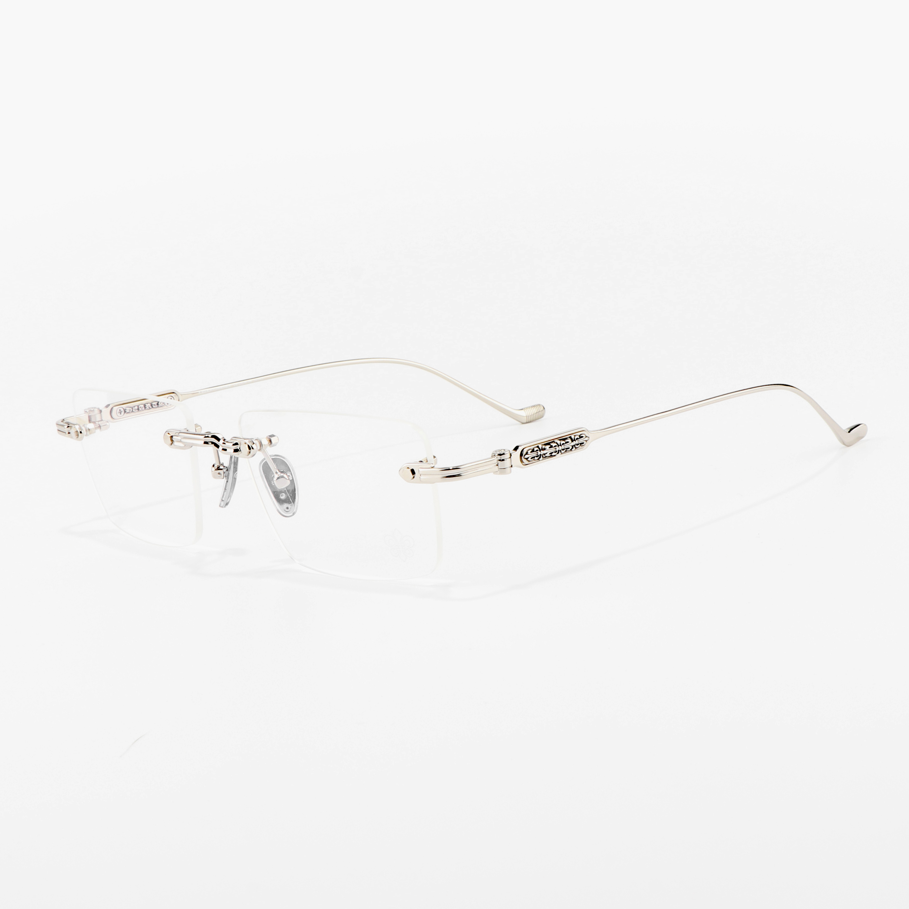 Top Reader Grade Pure Titanium Black Gold Gun Silver Optical Prescription Luxury Brand Frameless Wholesale Glasses Manufacturer