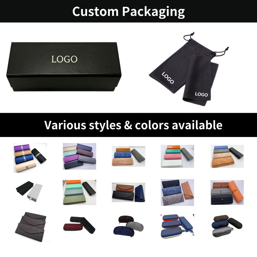 Prescription Glasses Optical Frames and Lenses New Trend High Quality Classic Acetate Frame Custom Logo Wholesale for Man Woman