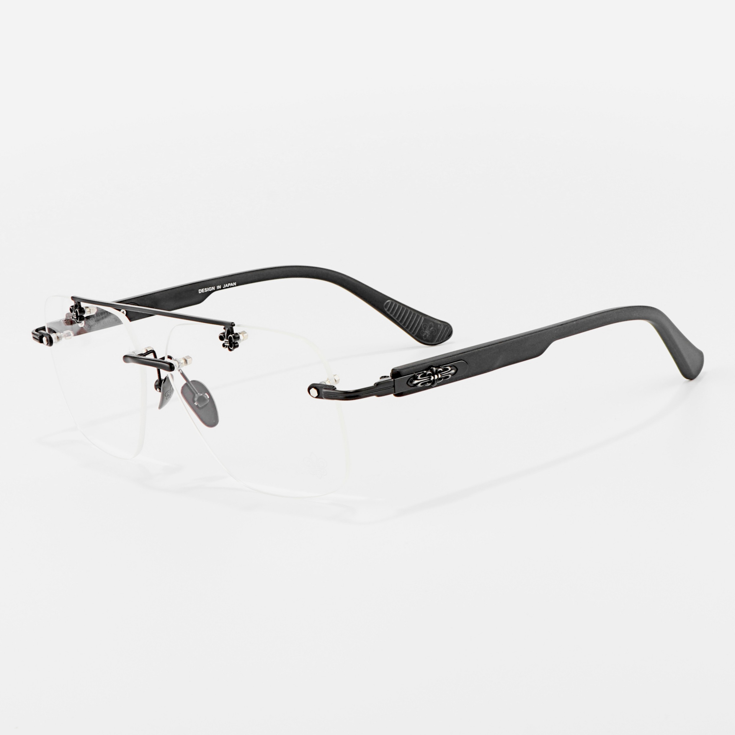 Hot Selling Double Bridge Rimless Wood Prescription Kitchen Glasses Frames Magnetic Progressive Multifocal Eyeglasses China Bulk