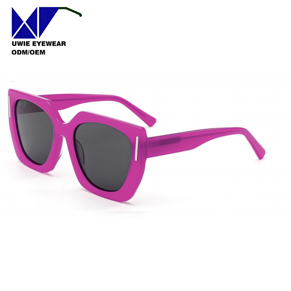 SIZE 56-19-145 Custom OEM Acetate Hexagonal Optical Frame UV400 Polarized for Unisex Adults 10+ Years Experience