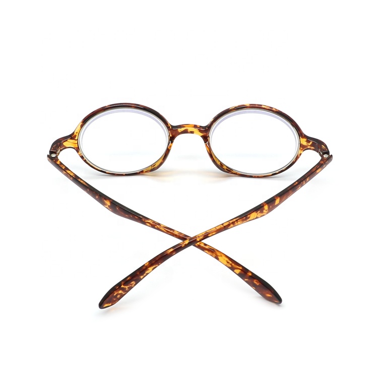 Classic Retro Slim Reading Glasses Small Round Tr90 Frame Light Eyewear for Wholesale