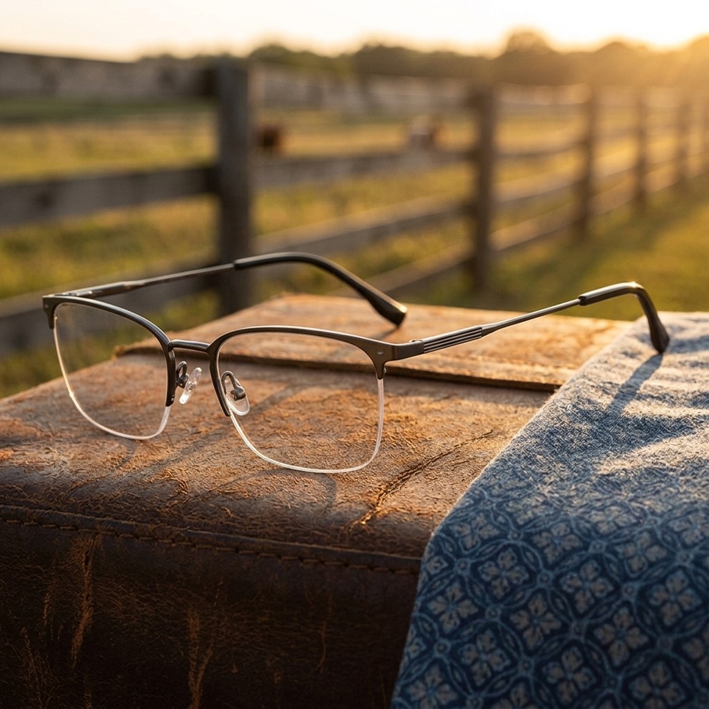 Latest Fashionable Half Frame Square Optical Eyeglasses for Men Blue Light Blocking Reading Eyeglasses Spectacles in Stock