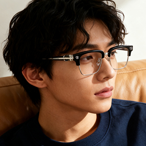Luxury Semi Frame Acetate Eyeglass Frame
