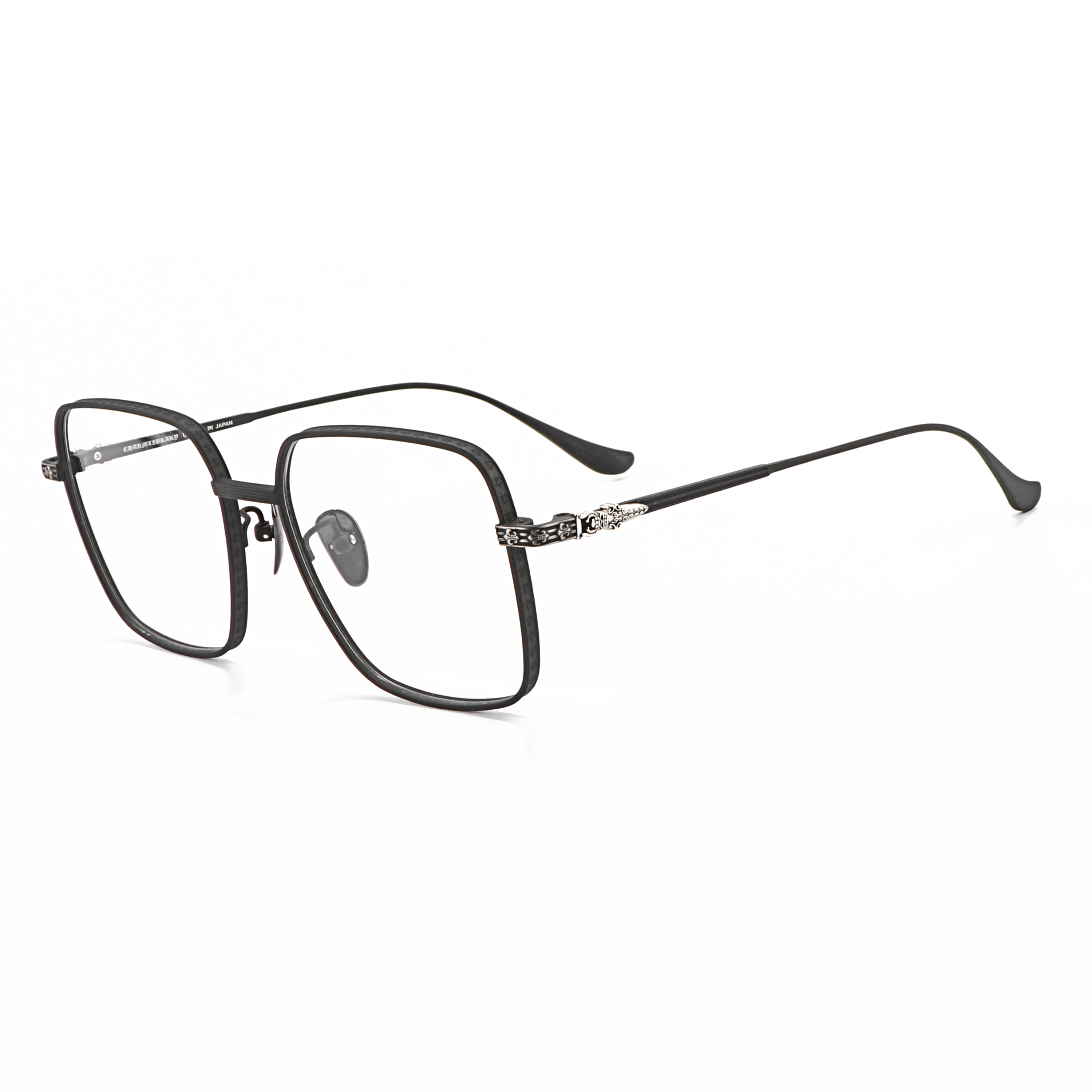 2026 Modern Unbreakable Titanium Windproof Running Eyewears Oversize square Lazy Makeup Glasses Frame Optics Customizable Logo