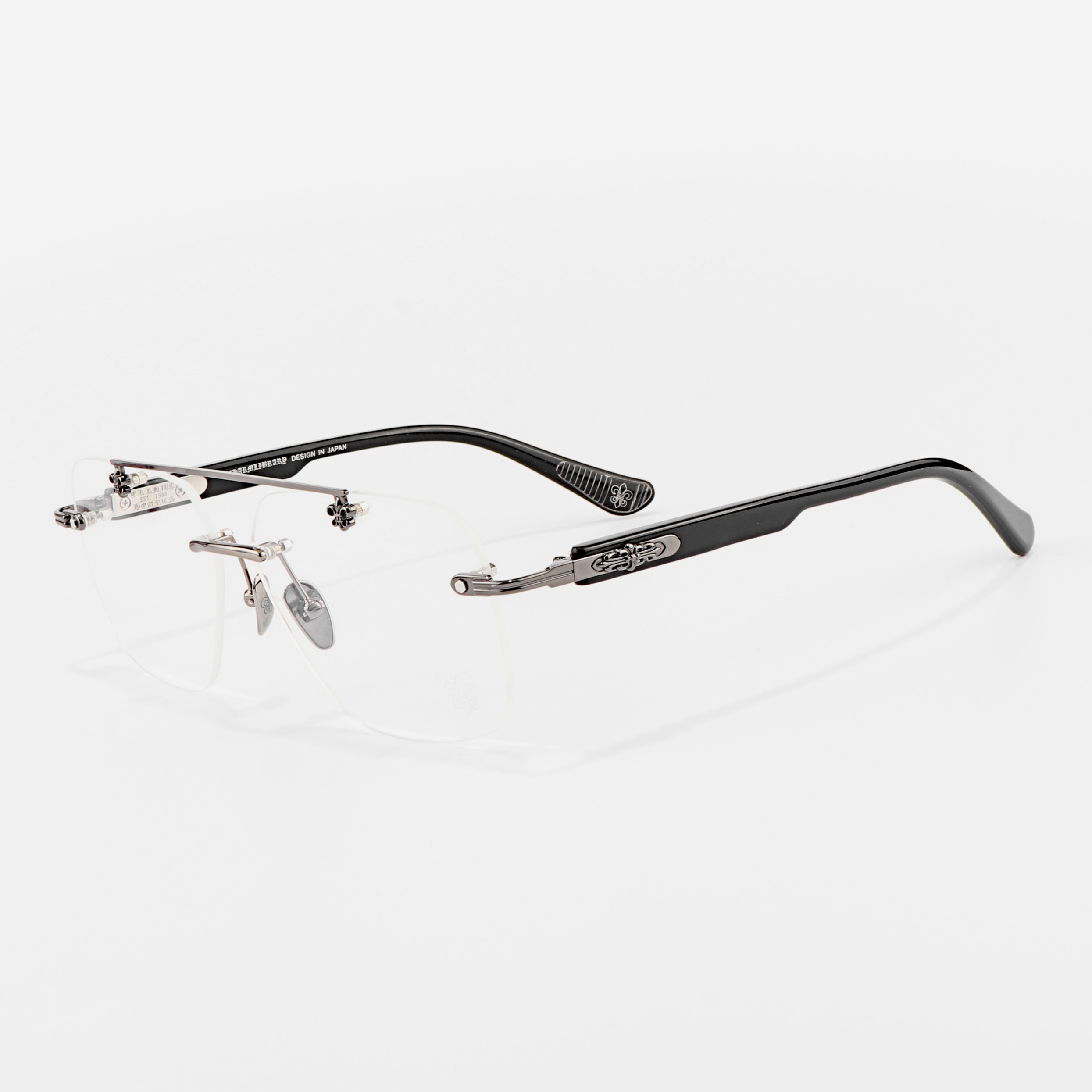 Hot Selling Double Bridge Rimless Wood Prescription Kitchen Glasses Frames Magnetic Progressive Multifocal Eyeglasses China Bulk