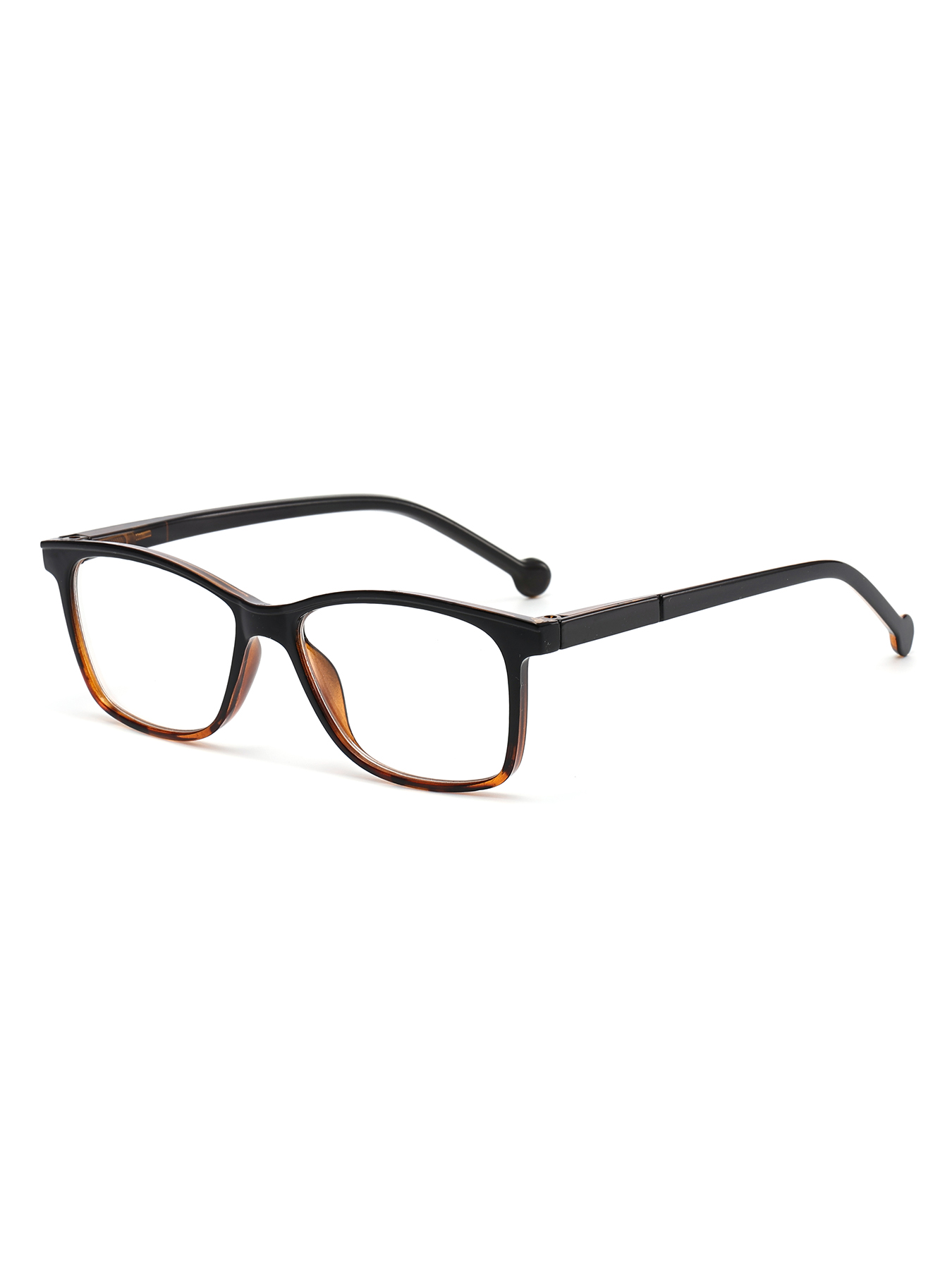 Rounded Rectangle Two Tone Reading Glasses Unisex Plastic Presbyopic Readers Mixed Colors Set Wholesale