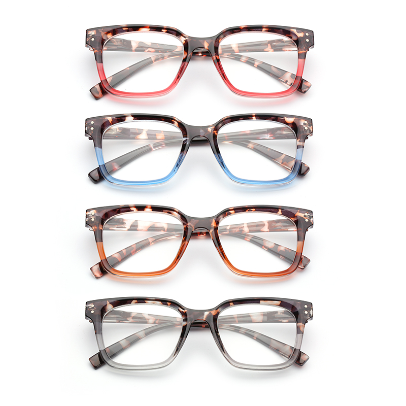 Bulk Adjustable Reading Glasses Clear Lens Scratch Resistant Fashion Eyewear Custom Logo for Men Women