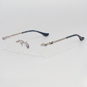 Lazy Makeup Lady Reader Glass Frames High Quality Rimless Eyeglasses